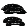 MGP 4 Caliper Covers Engraved Front & Rear Escalade Black finish silver ch thumbnail 5