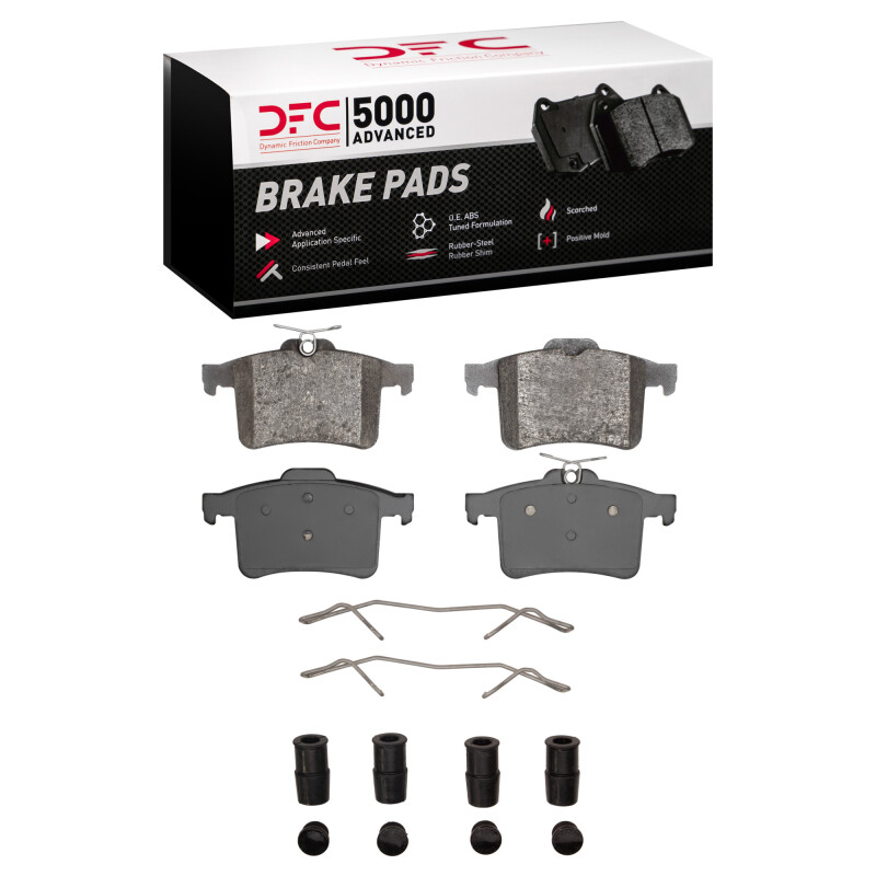 DFC 5000 Advanced Pads - Low-Metallic and Hardware Kit