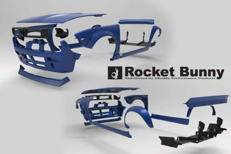 GReddy 95-98 Nissan 240SX (S14) Rocket Bunny V2 (Boss) Aero Kit **Must Ask/Call to Order** thumbnail 2