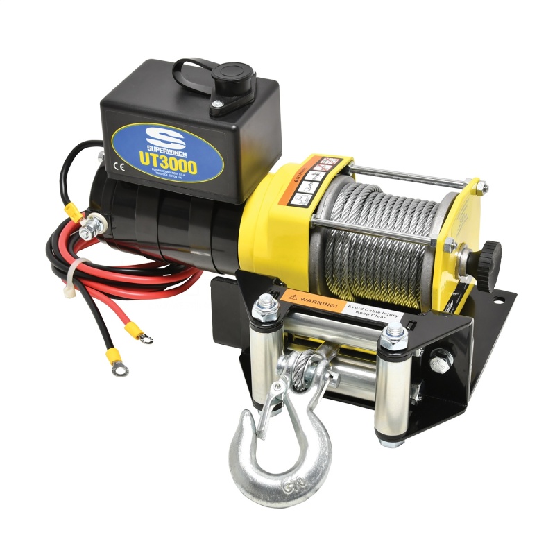 Superwinch 3000 LBS 12V DC 3/16in x 40ft Steel Rope UT3000 Winch
Winch