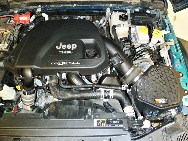 K&N 20-21 Jeep Wrangler V6-3.0L DSL AirCharger Performance Intake thumbnail 3