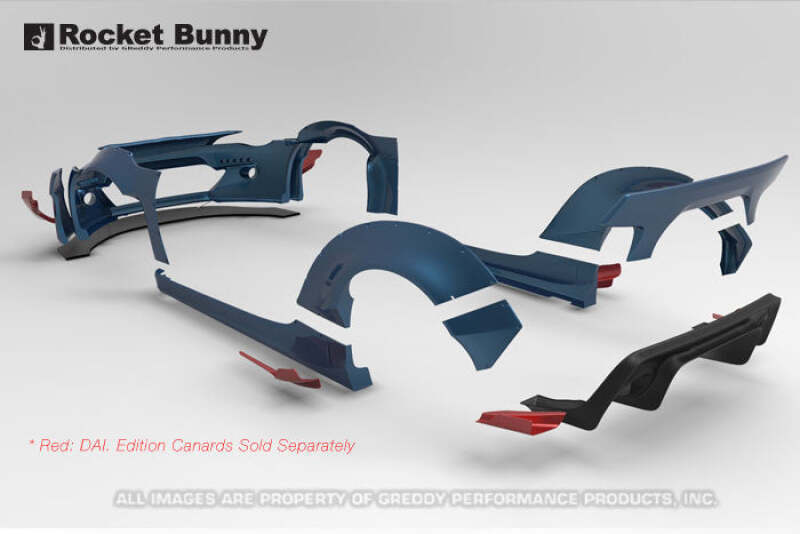 GReddy 13+ Scion FR-S Version 2 Greddy X Rocket Bunny 86 Aero Rear Duck Tail Wing Only thumbnail 5