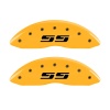 MGP 2 Caliper Covers Engraved Silverado SS Yellow Finish Blk Char 05 Chevy Silverado 1500 thumbnail 7