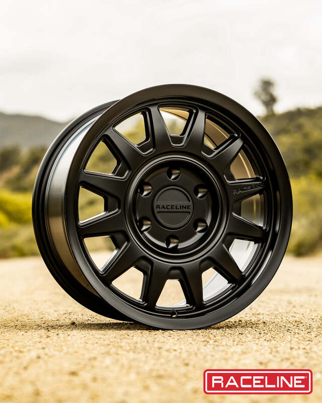 Raceline 952B Aero 17x8.5in / 6x139.7 BP / 18mm Offset / 106.1mm Bore - Satin Black Wheel thumbnail 6