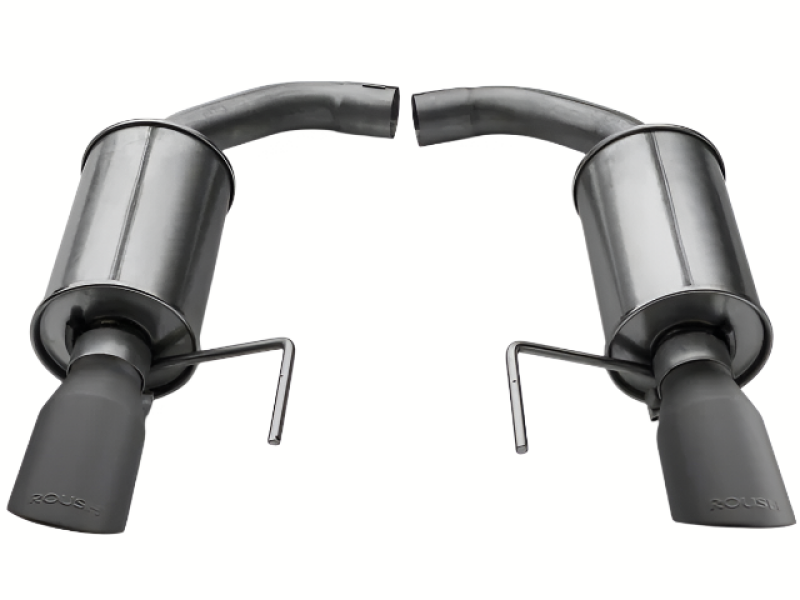 Roush 15-26 Mustang V6 / EcoBoost Black Tip Axle Back Exhaust thumbnail 4