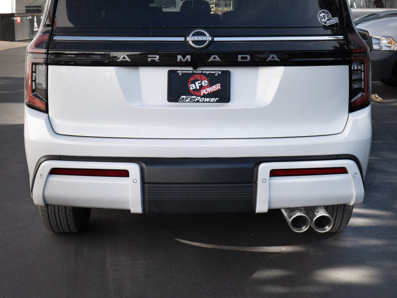 aFe Vulcan Series 3in Stnless Steel Cat-Back Exhaust w/Polished Tip Nissan Armada 25-26 V6-3.5L(tt) thumbnail 4