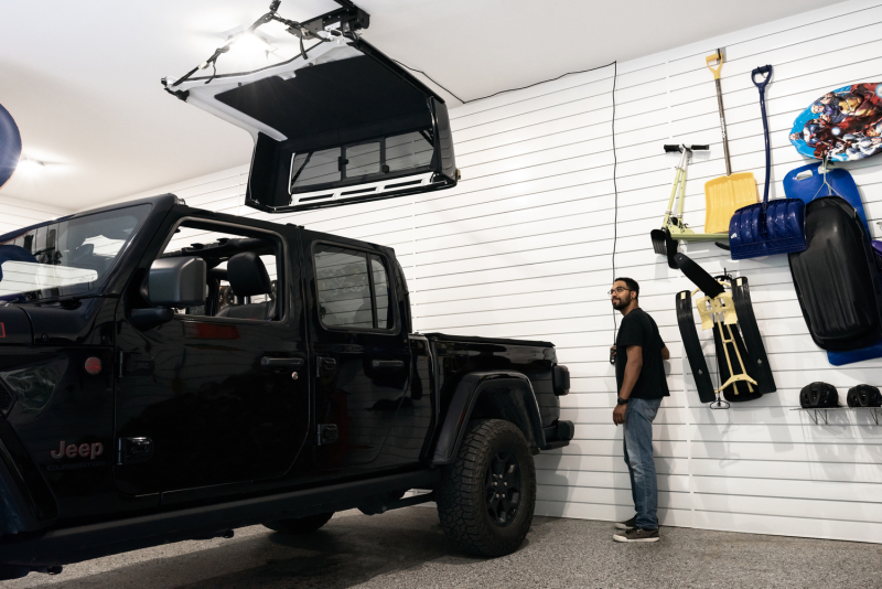 Bestop 18-26 Jeep Wrangler JL Hoss Hardtop Hoist (Black) thumbnail 5
