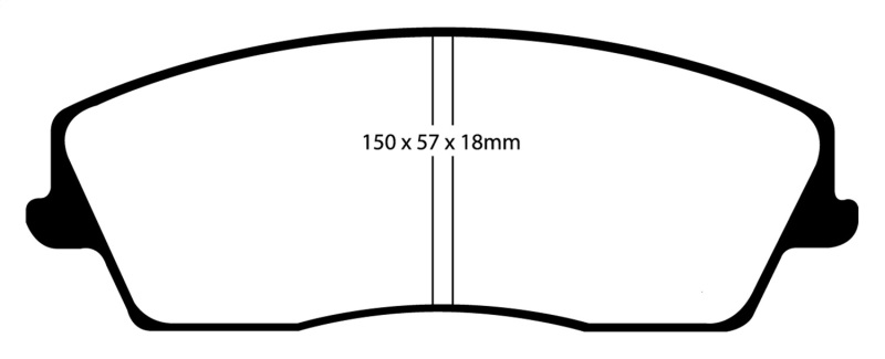 EBC S9 Brake Pad and Rotor Kit (1x ebcUSR7240, 1x ebcDP41723R) thumbnail 6