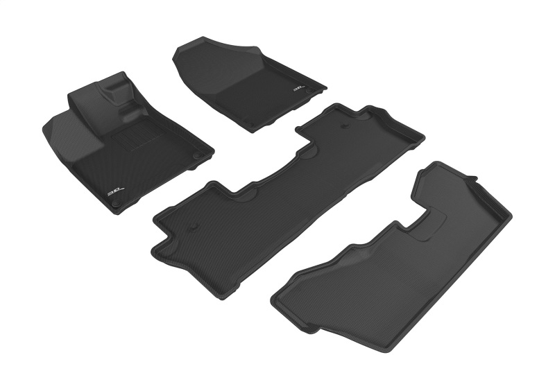 3D MAXpider 16-22 Honda Pilot Kagu Black Full Set thumbnail 2