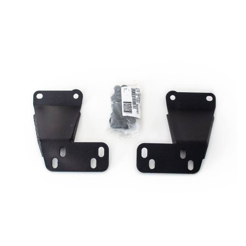 Go Rhino 19-21 Chevrolet Silverado (Excl. Driver Alert Pkg) RC4 & RC3 LR Brackets - Tex. Blk thumbnail 2