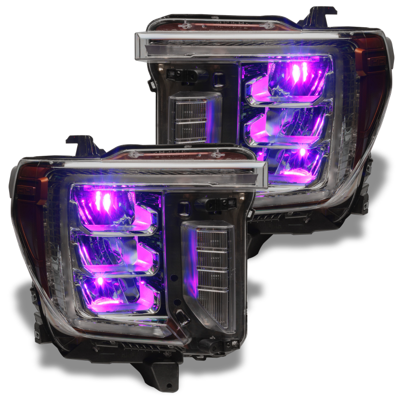 Oracle 19-21 Silverado/Sierra 1500 RGB Demon Eye Headlight Kit - w/o Controller thumbnail 4
