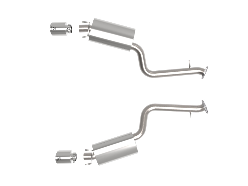 aFe Lexus IS350 14-22 V6-3.5L Takeda Axle-Back Exhaust System- Polished Tip thumbnail 9
