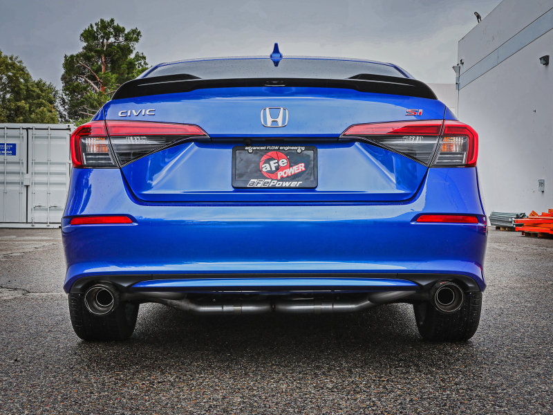 aFe 22-23 Honda Civic Si L4 1.5L (t) Takeda 2.5in to 3in 304 SS Cat-Back Exhaust w/Carbon Fiber Tips thumbnail 8