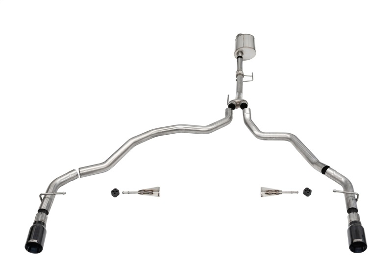 Corsa 2021-2025 Ford F-150 Regular Cab/ 8in Bed 3.5L V6 Sport Cat-Back Dual Rear Exit-