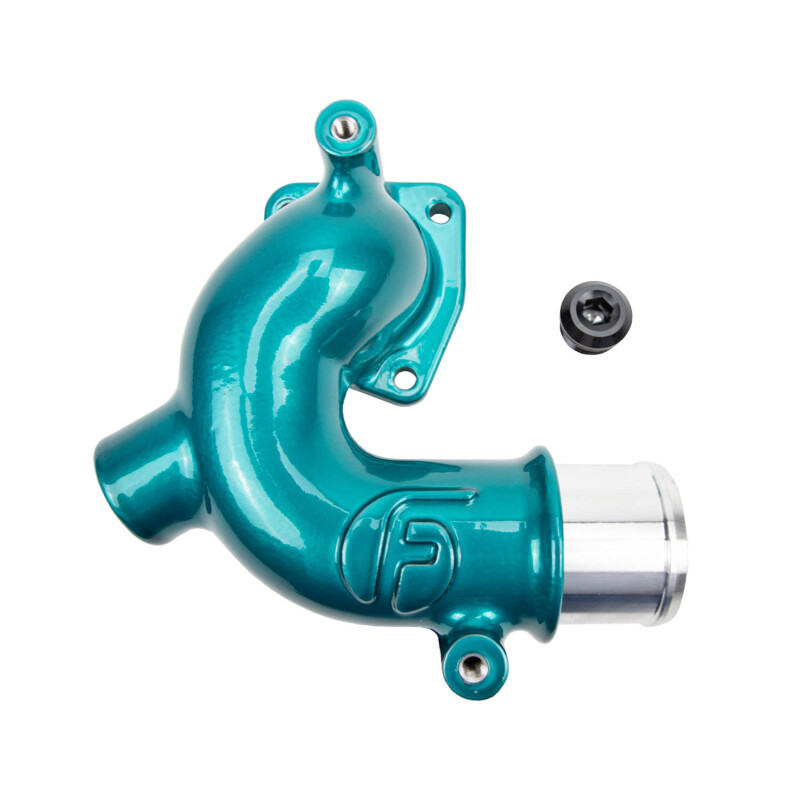 Thermostat Housing, WCFab X Fleece, 98-18 Cummins, Candy Teal