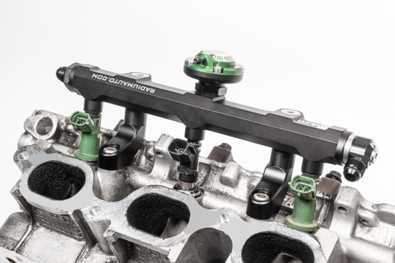 Radium Engineering Subaru Phase-I EZ30 Top Feed Conversion Fuel Rail Kit thumbnail 3