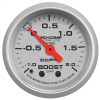 Autometer Ultra-Lite Gauge Vac/Boost 2 1/16in -1 - +2 Bar Mechanical Ultra-Lite thumbnail 5