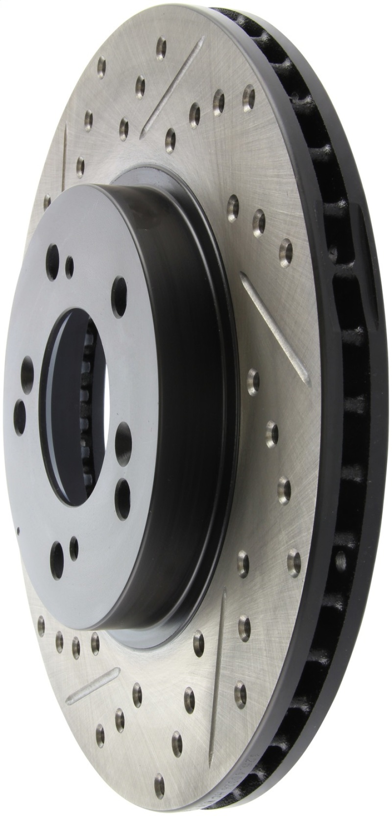 StopTech 97-01 Acura Integra Type R / 97-01 Honda CR-V Slotted & Drilled Right Front Rotor thumbnail 6