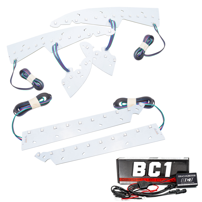 Oracle 14-15 GMC Sierra Headlight DRL Upgrade Kit - ColorSHIFT w/ BC1 Controller thumbnail 2