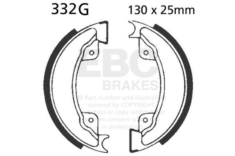 EBC 1982 Honda XL 500 R Pro Link Front Left Sintered HH/R Brake Pads