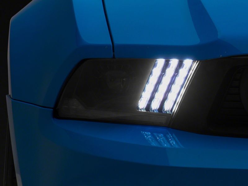 Raxiom 10-12 Ford Mustang LED Projector Headlights SEQL Turn Signals- Black Housing (Clear Lens) thumbnail 5