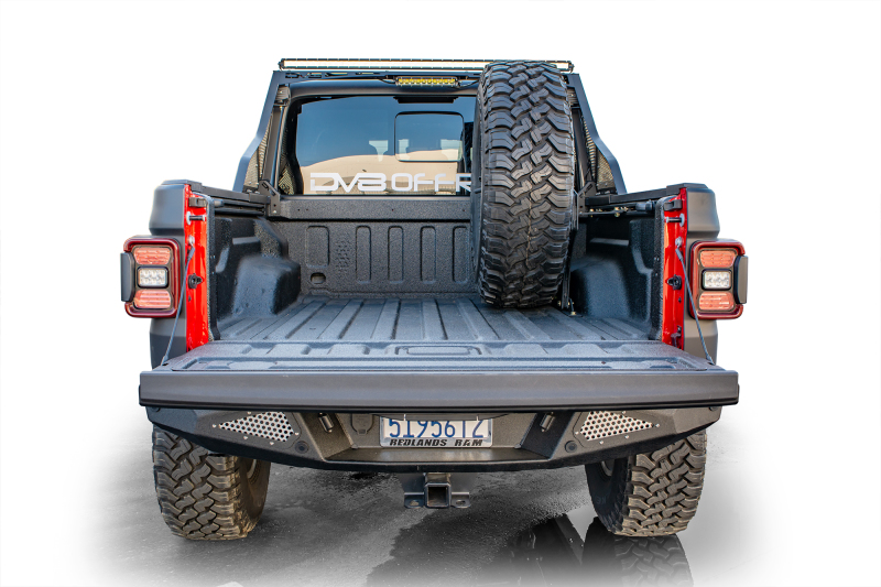 2019+ Jeep Gladiator Universal Stand Up In-Bed Tire Carrier - Image 8