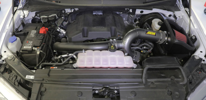AEM 17-18 Ford F-150 3.5L V6 F/I Gunmetal Gray Cold Air Intake thumbnail 8
