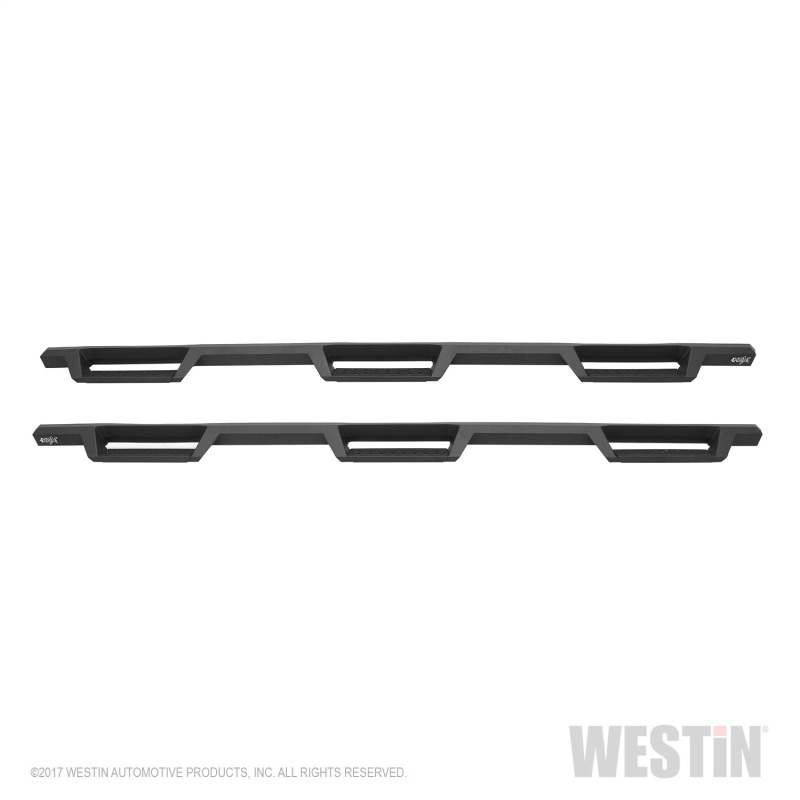 Westin/HDX 07-19 Chevy Silv 2500/3500 Crew (8ft) (Excl Dually) Drop WTW Nerf Step Bars - Blk thumbnail 9