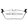EBC 2019+ Ram Trucks 1500 (DT) Greenstuff Rear Brake Pads thumbnail 9