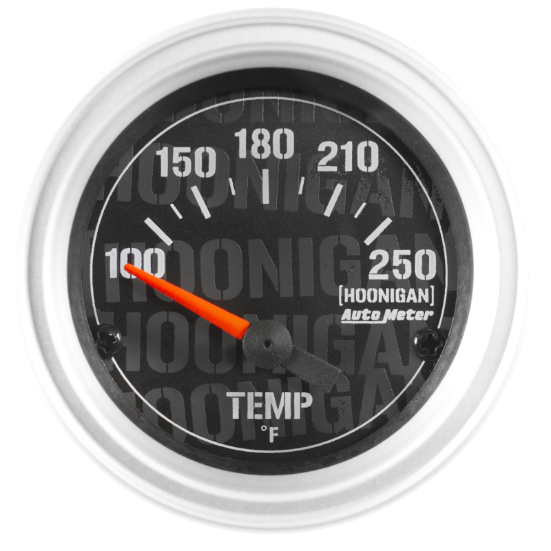 Autometer Hoonigan 52mm 100-200 Deg F Full Electronic Water Temp Gauge thumbnail 4