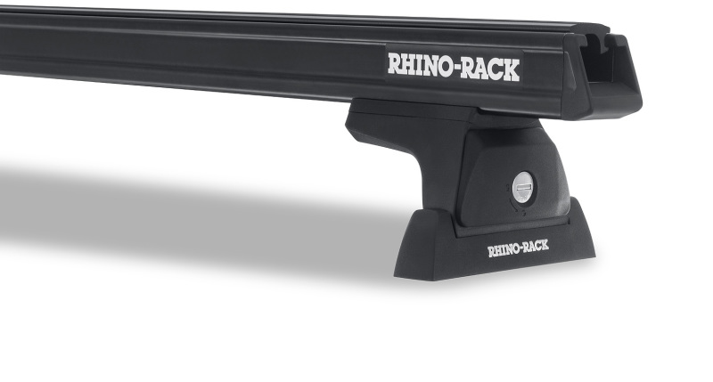 Rhino-Rack Heavy Duty 65in 2 Bar Roof Rack (No Tracks) - Black thumbnail 2
