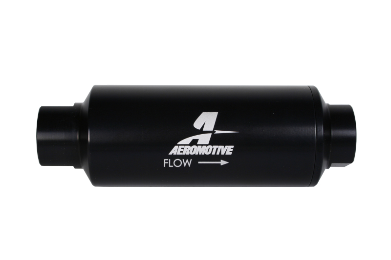 Aeromotive In-Line Marine Filter - AN-12 - 40 Micron SS Element - Black Hardcoat Finish thumbnail 3