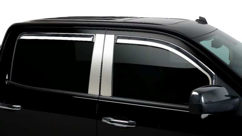 Putco 2021 Ford F-150 Super Crew Element Chrome Window Visors (Set of 4) thumbnail 9