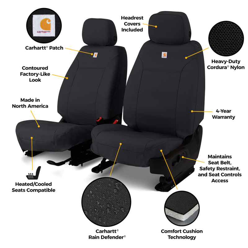 Covercraft 24-26 Toyota Grand Highlander Carhartt Super Dux PrecisionFit Custom Second Row Seat Cvr