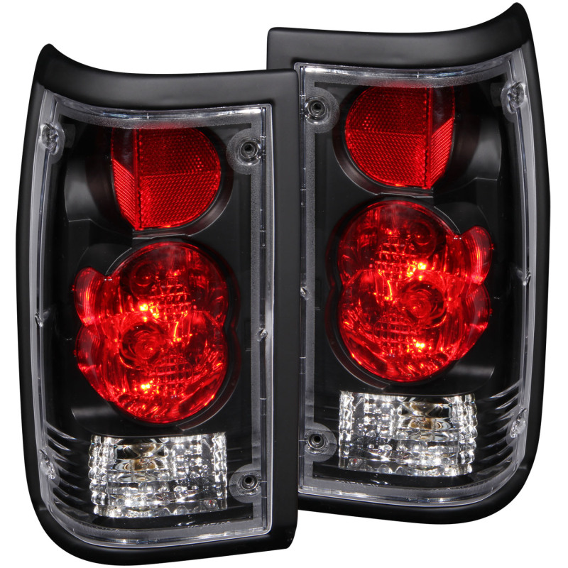 ANZO 1986-1993 Mazda B2000 Taillights Black thumbnail 3
