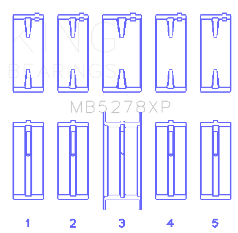 KING Performance Main Bearings