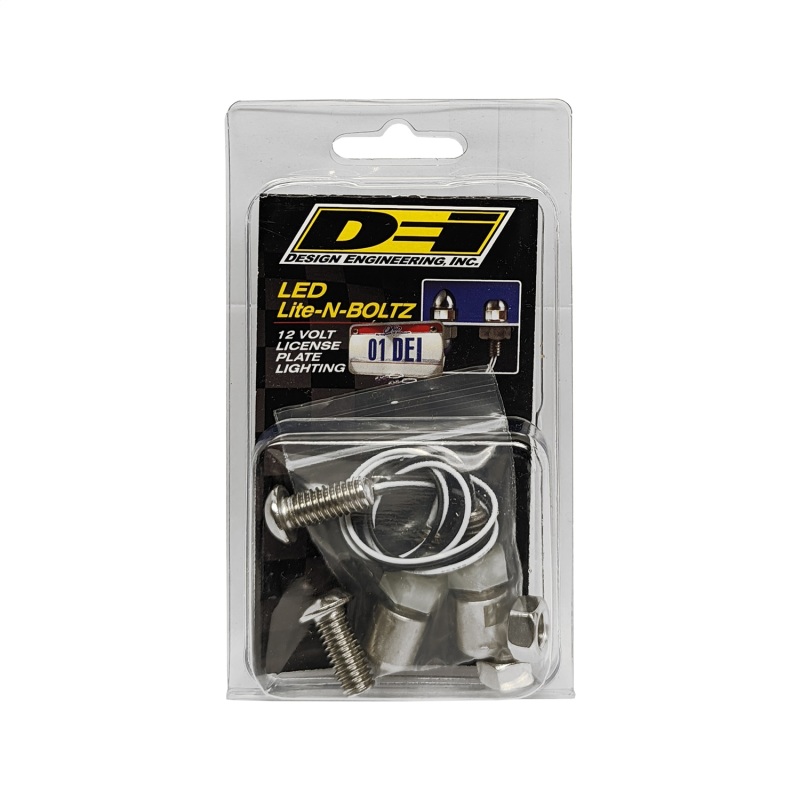 DEI LED LiteN Boltz License Plate Lighting Kit - Dome Head - 4pc - Satin thumbnail 6