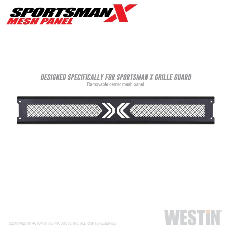Westin 16-18 Chevrolet Silverado / 09-18 RAM 1500 Sportsman X Mesh Panel - Tex. Blk thumbnail 3