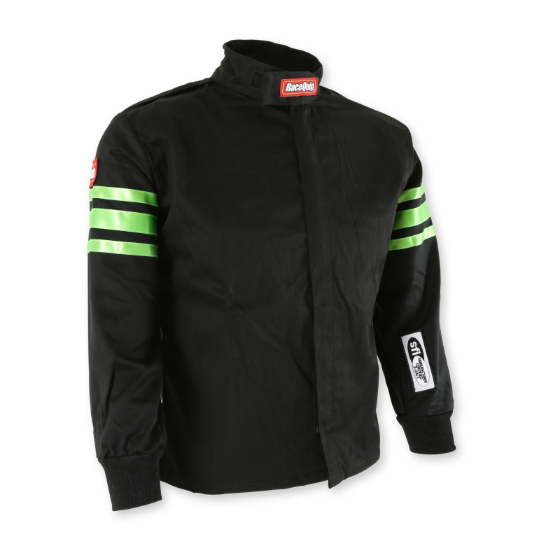 RaceQuip Green Trim SFI-1 JR. Jacket - KSmall thumbnail 2