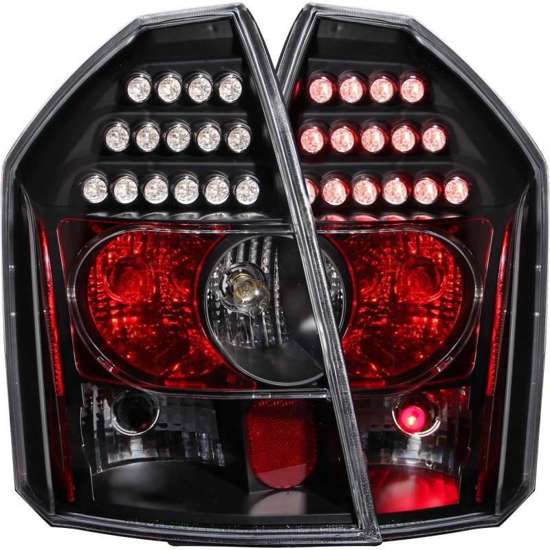 ANZO 2005-2007 Chrysler 300C LED Taillights Black thumbnail 4
