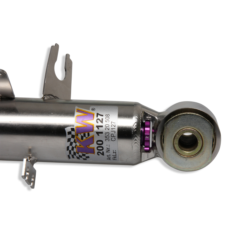 KW Variant 3 Coilover Kits 35220086 Kits, 3, 0.9 - 2.3 in. Lowered Front, 1.4 - 2.5 in. Lowered Rear, Shocks, Yellow Powdercoated Springs, BMW, Kit thumbnail 9