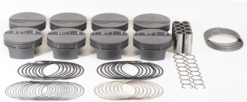 Mahle MS Piston Set SBF 347ci 4.030in Bore 3.4in Stroke 5.4in Rod .927 Pin -6cc 10.1 CR Set of 8 thumbnail 2