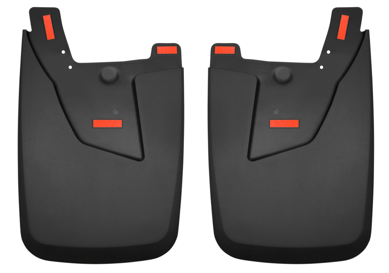 Husky Liners 19-22 Dodge RAM 2500/3500 w/ OEM Fender Flares Custom-Molded Rear Mud Guards thumbnail 4