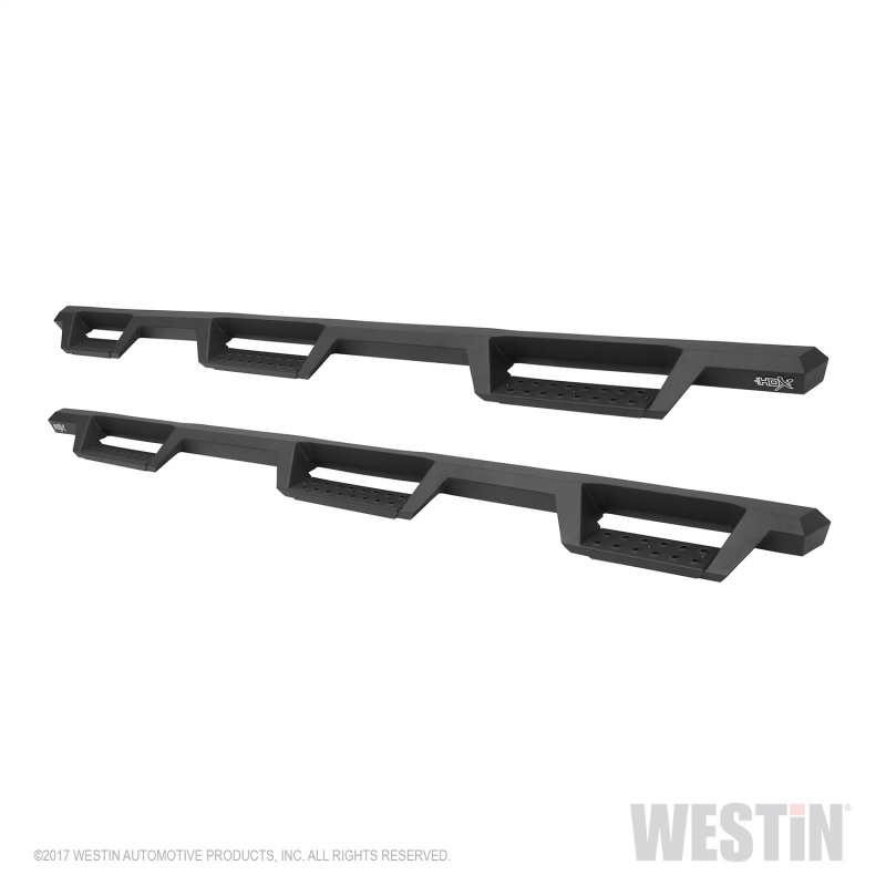 Westin/HDX 07-18 Chevrolet Silverado (Excl. Classic) 6.5ft. Bed Drop W2W Nerf Step Bars - Tex. Blk thumbnail 3