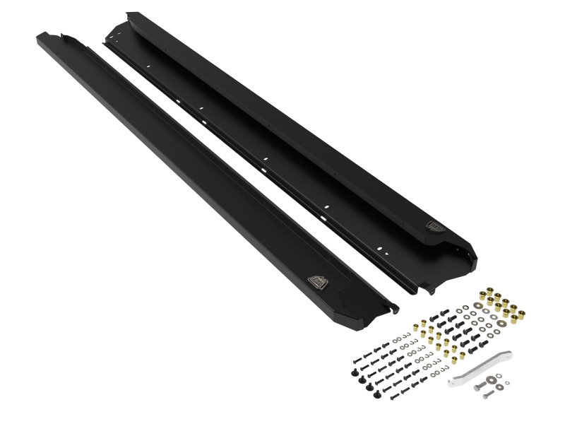 aFe POWER 10-14 Subaru Outback H4 2.5L / H6 3.6L Terra Guard Trail Steps - Black thumbnail 2