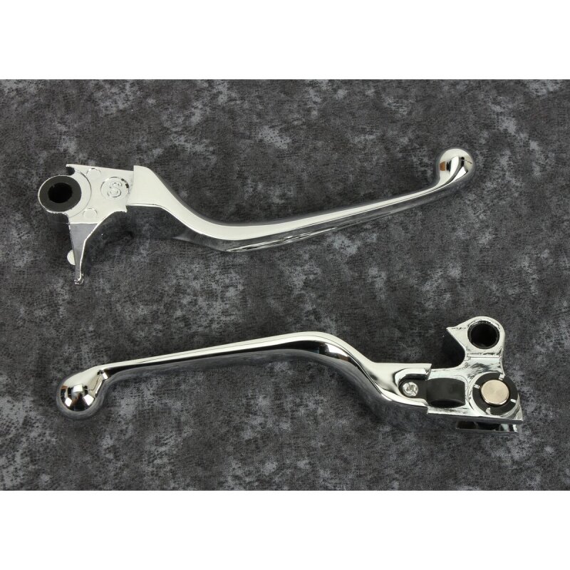 Bikers Choice 96-16 BigTwin 96-03 XL Chrome Lever Set Cable Clutch Only thumbnail 2