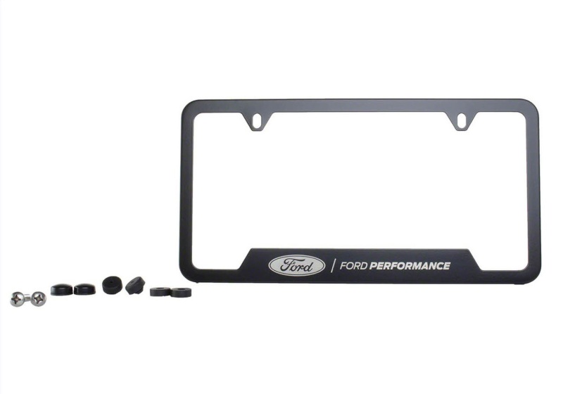 Ford Racing Stainless Steel Ford Performance License Plate Frame - Black thumbnail 8
