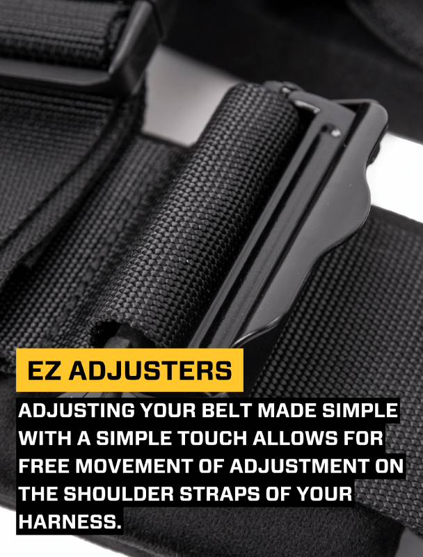 PRP 5.2 Harness with Shoulder Straps Sewn to Lap- Black thumbnail 6