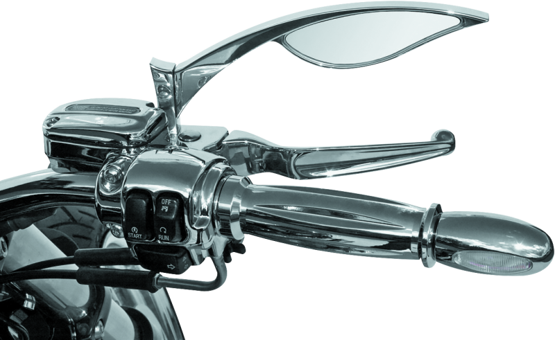 Kuryakyn Kellermann BL 1000 Collection Turn Signals 2556 Signal, 1000, LED, Clear Lens, White/Amber Light, Chrome Housing, Each thumbnail 3