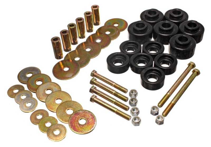 Energy Suspension 97-03 Ford F-100/F-150 2WD/F250 2WD & L-Duty Black Body (Cab) Mount Set thumbnail 4